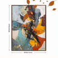 thumbnail image 3 of Abstract Expressionist Textured Canvas Print, Suitable for Living Room, Bedroom, Dining Room, Office, Entryway Decor, 3 of 8