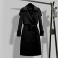 thumbnail image 4 of Women\'s Classic Trench Coat Mid-length Fashion Wind-proof Coat For Autumn Spring Daily Wear, 4 of 5