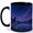 Black, variant on Lakeside Stars Girl 11oz Ceramic Mug, Moonlit Night Landscape