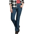 thumbnail image 4 of Dickies Women's Relaxed Fit Straight Leg Flannel Lined Denim Jeans, 4 of 4