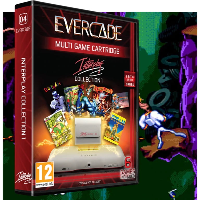 Evercade Video Game Play: Interplay Collection 1 with 6 Classic 