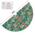 thumbnail image 3 of Sikiie Autumn Maple Leaves 1 30-48 inches {designName} Print Christmas Tree Skirt Snowman Xmas Tree Skirt with Edge Christmas Decorations for Holiday Party-48", 3 of 7