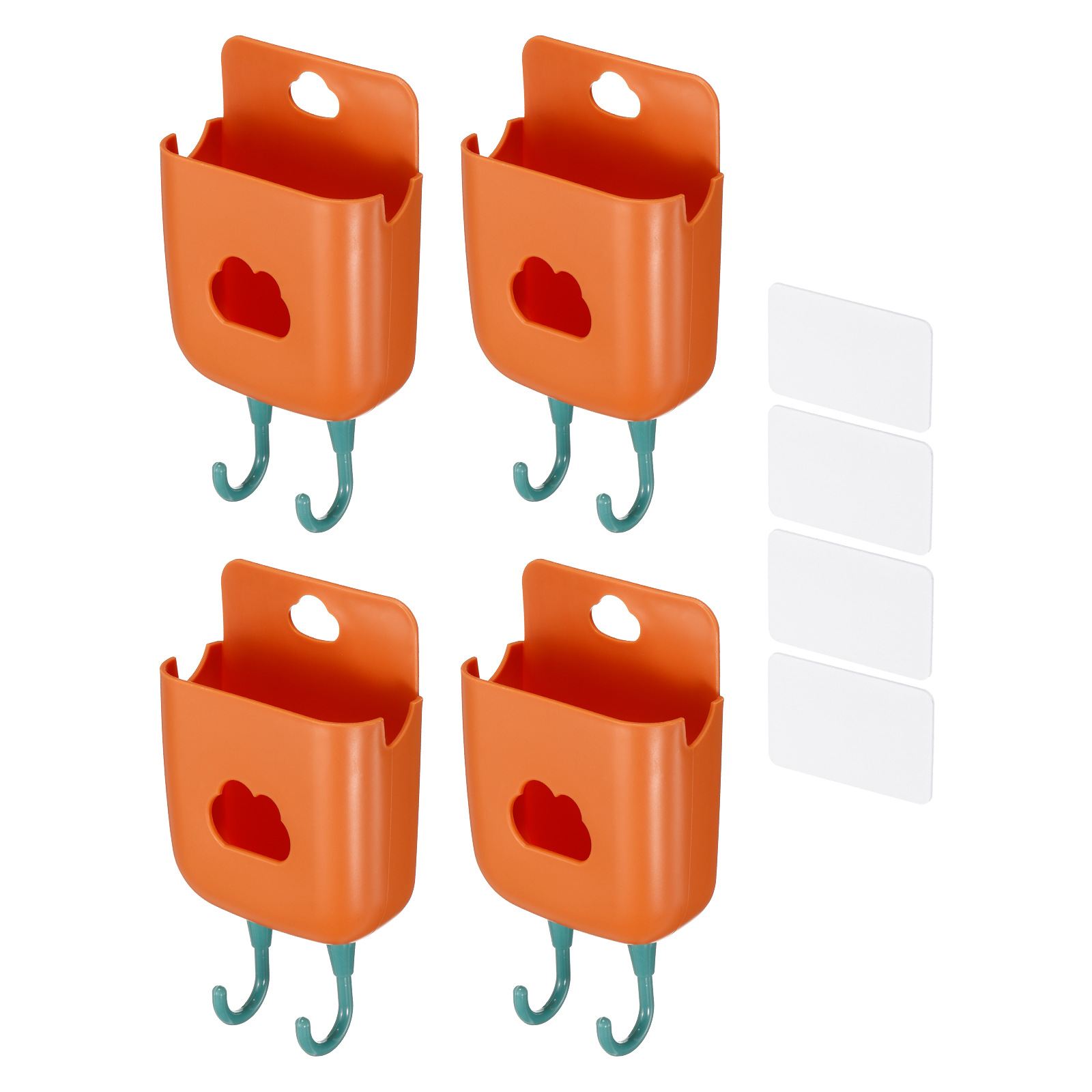 Uxcell Remote Control Holder Wall Mount Media Storage Box Caddy