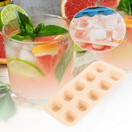 

Kitchen 2PC Flexible Ice Tray 10 Ice Molds For Freezer Easy Release Stackable Ice Trays For Or Juice Ice Cube Tray Machine Pack