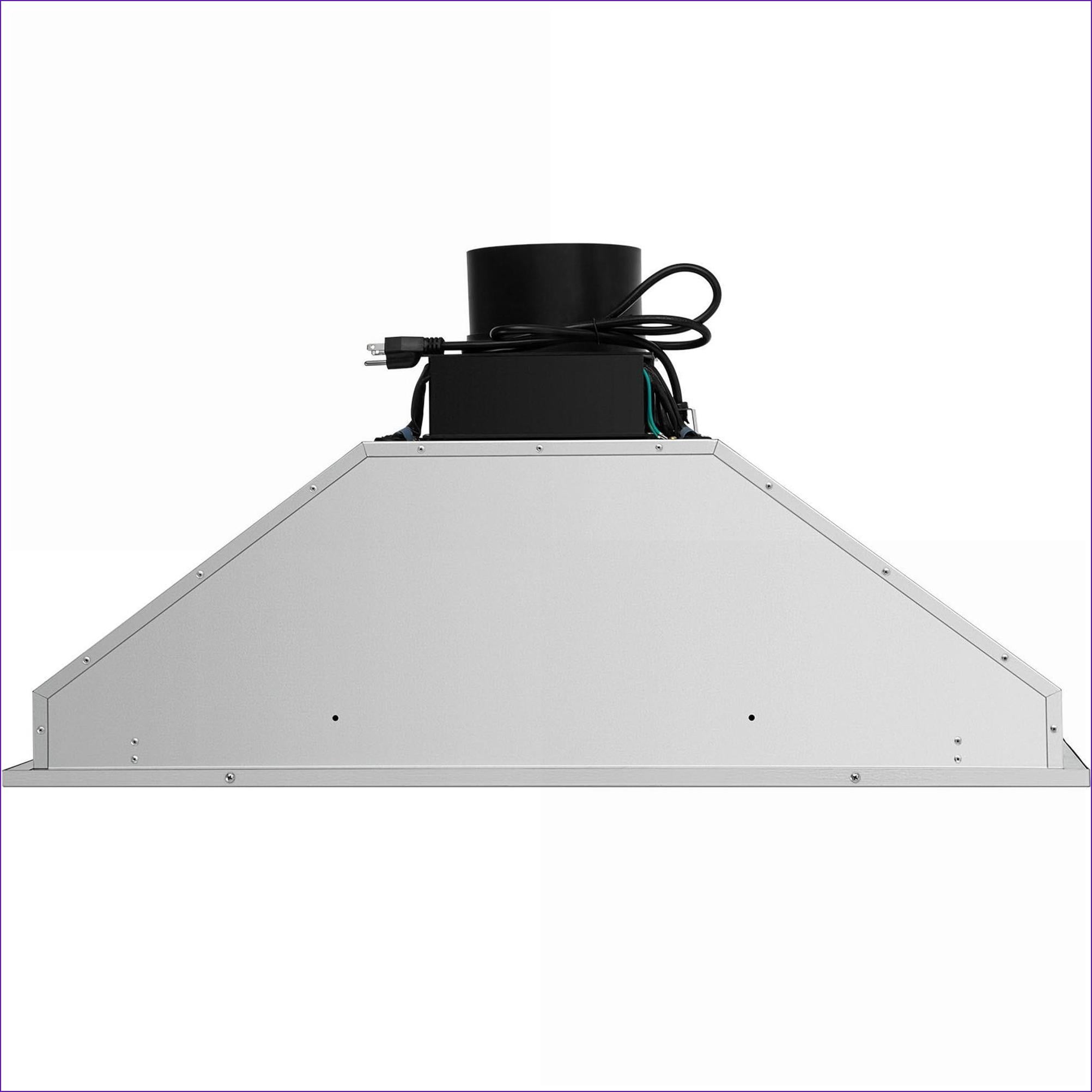 Tammesy 36 Inch Insert Built-in Range Hood, 900CFM 4-Speed Stainless Steel Kitchen Vent, Ducted/Ductless Convertible with Touch & Remote Control