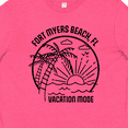 thumbnail image 4 of Inktastic Summer Vacation Mode Fort Myers Beach Florida Youth T-Shirt, 4 of 5