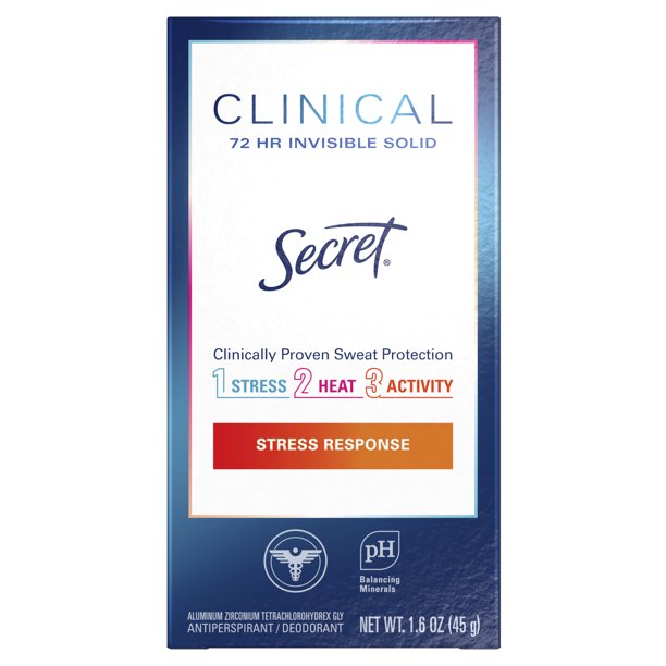 Secret Clinical Strength Invisible Solid Antiperspirant and Deodorant