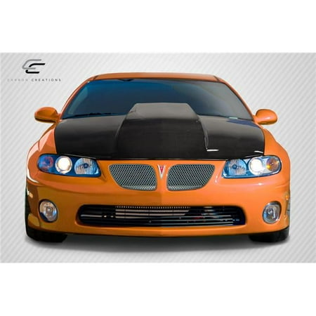 1 Carbon Fiber Hood - Carbon Creations 113104 2004-2006 Pontiac GTO Cowl Hood, Signature Black - 1 Piece