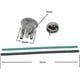 thumbnail image 2 of For Geberit Impuls250 Twico 1 Button Wc With Two Buttons_Good quality, 2 of 3