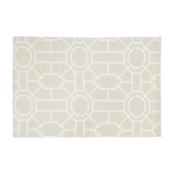 Colonial Williamsburg Trellis Sandstone Single Placemat, 13" x 19"