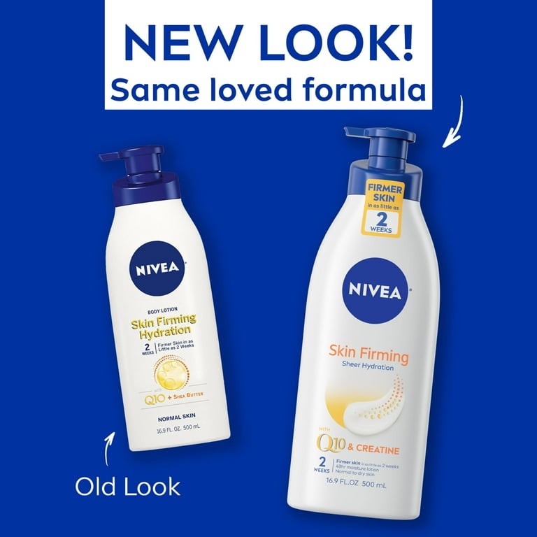 NIVEA Sheer Hydration Skin Firming Body Lotion, Q10 and
