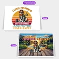 thumbnail image 2 of I Like Fishing, and My Brittany Spaniel, and Maybe 3 People. Happy Father's Day 7x5in Folded Greeting Card Brittany Dog Lover Gifts Idea Single Note Card with Envelope - 00004, 2 of 5