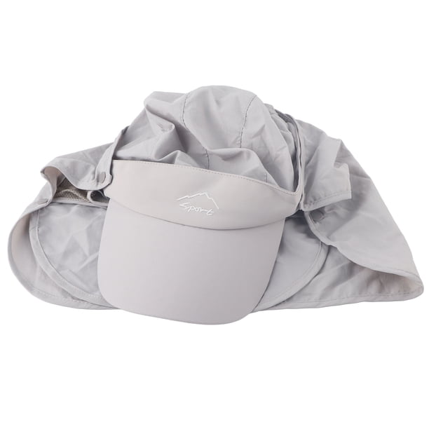 Sombrero para el Sol Nikou UPF 50+ Protección UV Ala Ancha Talla Única Gris Oscuro