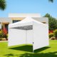 thumbnail image 4 of Ilios Innova | Toldo Plegable Blanco 2x3 con Paredes Laterales, Impermeable y Resistente al Calor, Velcro de Ajuste, Ideal para Exterior., 4 of 9