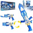 thumbnail image 1 of Three Mode Mini Force Transformation Sword Toys With Sound And Light Action Figures Miniforce X Deformation Weapon Gun Toy, 1 of 2
