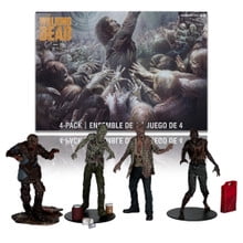 Walkers (The Walking Dead) 5" 4-Pack Figure - McFarlane Toys