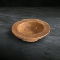 thumbnail image 4 of Casual Elements 10" Diameter Medium Teak Wood Bowl in Natural, 4 of 4