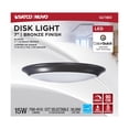 thumbnail image 6 of 62/1804-Nuvo Lighting-15W CCT Selectable LED Disk Light In  Style-1.42 Inches Tall and 7.42 Inches Wide-Black Finish, 6 of 7