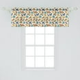 thumbnail image 2 of Ambesonne Birds Window Valance, Funny Cartoon Design, 54" X 18", Multicolor, 2 of 3