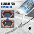 thumbnail image 4 of KCRQLQW Concrete Caulking Adhesive, Self Leveling Sealant, Heavy Duty Crack Filler for Weather Concrete Crack Repair, for Outdoor Use Quick Drying Sealant, 500ml, Black, 4 of 9
