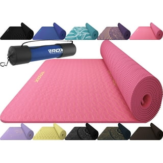 Yellow Yoga Mat C9 Champion Non-Slip Grip 6P Free Exercise Mat Workout Home  Gym