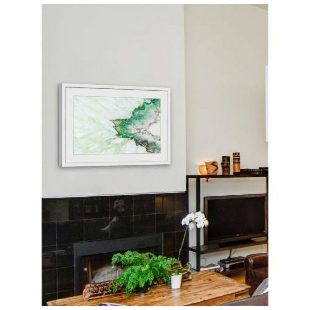 "Green Outline" Framed Painting Print
