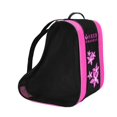 thumbnail image 1 of Bolsa para patines de 3 capas con correa de hombro ajustable para niños y adultos. rosa, 1 of 8