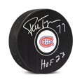 thumbnail image 1 of Pierre Turgeon Rondelle de Hockey des Canadiens de Montréal Autographiée avec Note HOF, 1 of 2