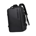 thumbnail image 1 of Mochila de viaje de negocios para hombres, resistente bolsa para portátil para viajes de negocios universitarios. Negro, 1 of 8