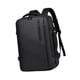 thumbnail image 1 of Mochila de viaje de negocios para hombres con puerto USB para viajes de oficina. Negro, 1 of 9