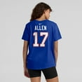 thumbnail image 5 of Women's Nike Josh Allen Royal Buffalo Bills Player Name & Number T-Shirt, 5 of 5