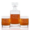 thumbnail image 1 of Sunshine N Whiskey 26 oz. Classic Square Decanter and Rocks Glasses (Set of 3), 1 of 1