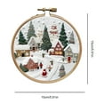 thumbnail image 5 of Kit Inicio Bordado Navideño Juego Punto Cruz para Principiantes (Holiday Village), 5 of 5