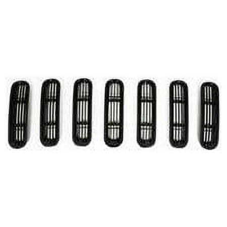 Paramount Restyling 42-0215B 07-14 Jeep Wrangler 4 mm. Black Vertical Aluminum Billet Grille Fits select: 2008,2015-2017 JEEP WRANGLER UNLIMITED