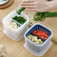 thumbnail image 4 of Harpi Food Storage Containers with Lids, Preservation Box Refrigerator Side Dish Storage Box Kitchen Sealed Freezer Box Ingredients Box Storage Box, Refrigerator Organizers and Storage, 4 of 7