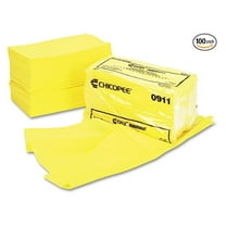 Chix 0911 Masslinn Dust Cloths, 24 x 24, Yellow, 50/Bag, 2 Bags/Carton