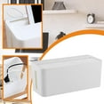 thumbnail image 6 of CoudarTitie Cable Management Box Cord Cover Box for Living Room Messy Cables Loose Wires White, 6 of 8