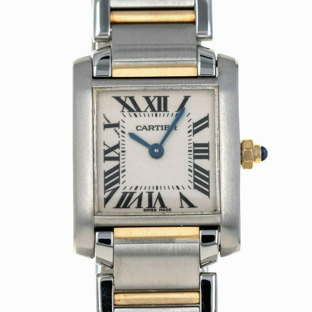Cartier PreOwned Cartier Tank Francaise W51012Q4 Two Tone Women