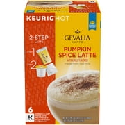 Gevalia Pumpkin Spice Latte Espresso Keurig K Cup Coffee Pods & Froth Packets (6 Count)