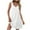 Clearance-White, variant on Fartey Sundresses for Women 2025 Summer Eyelet Embroidery Tank Dress Loose Casual Breathable Sleeveless V Neck Dresses Solid Color Beach Vacation Dress Hot Pink S-2XL