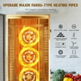 thumbnail image 5 of CERCKER Commercial Food-Dehydrator Machine 22 Trays, Twin 110V Plugs Industrial-Dehydrator Commercial Meat Dryer 2500W Extra Large Capacity 37.5ft² Beef Jerky Maker, 5 of 9