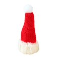 thumbnail image 3 of Colgante de sombrero navideño,Adorno decorativo colgante de sombrero navideño,Sombrero puntiagudo con bola colgante colgante Regalos rojos,Accesorios colgantes colgantes Suministros para, 3 of 8