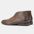 thumbnail image 6 of Xiaoxatg Men's Leather Shoes - Classic Distressed Leather Boots for Men Featuring Traditional Design 9.5 Coffee, 6 of 6