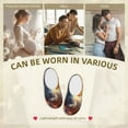 thumbnail image 7 of Lsque Rainbow Sunset Cloud White Horse Pattern Womens Comfort Cotton on Scuff With Memory Foam and Anti-skid Sole Slipper-37/38, 7 of 7
