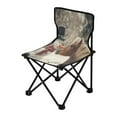 thumbnail image 2 of WOBOGO A Snowman with A Horse Camping Chair Convenient Four Corner Backrest Folding Stool Can Hold Up to 220lbs, 2 of 8