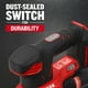 thumbnail image 4 of Lijadora de detalles inalámbrica CRAFTSMAN 20V MAX CMCW221B roja, 4 of 8