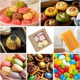 thumbnail image 6 of 16Packs 14x14x5cm Clear PVC Square Window Gift Boxes Brown Kraft Paper Present Boxes for Wedding Gift Chocolates Cookies and Other Small Crafts, 6 of 6