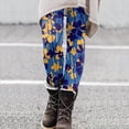 thumbnail image 2 of KDFJPTH Leggings for Women Tummy Control Print High Waist Casual Ankle Slim-Leg Leggings, 2 of 4