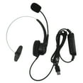 thumbnail image 3 of USB Service Headset, Mute Control 330° Flexible Customer Service Headset Noise Cancelling  For Skype Phone, 3 of 8