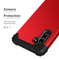 thumbnail image 4 of JTCASES for Samsung Galaxy Note 10 Case, Drop Resistant Corners, Wireless Charging, Heavy Duty Shockproof Hybrid Hard PC Bumper, Camera Protection, Skin-feel Anti-scratch Tough Cover,  Red, 4 of 9
